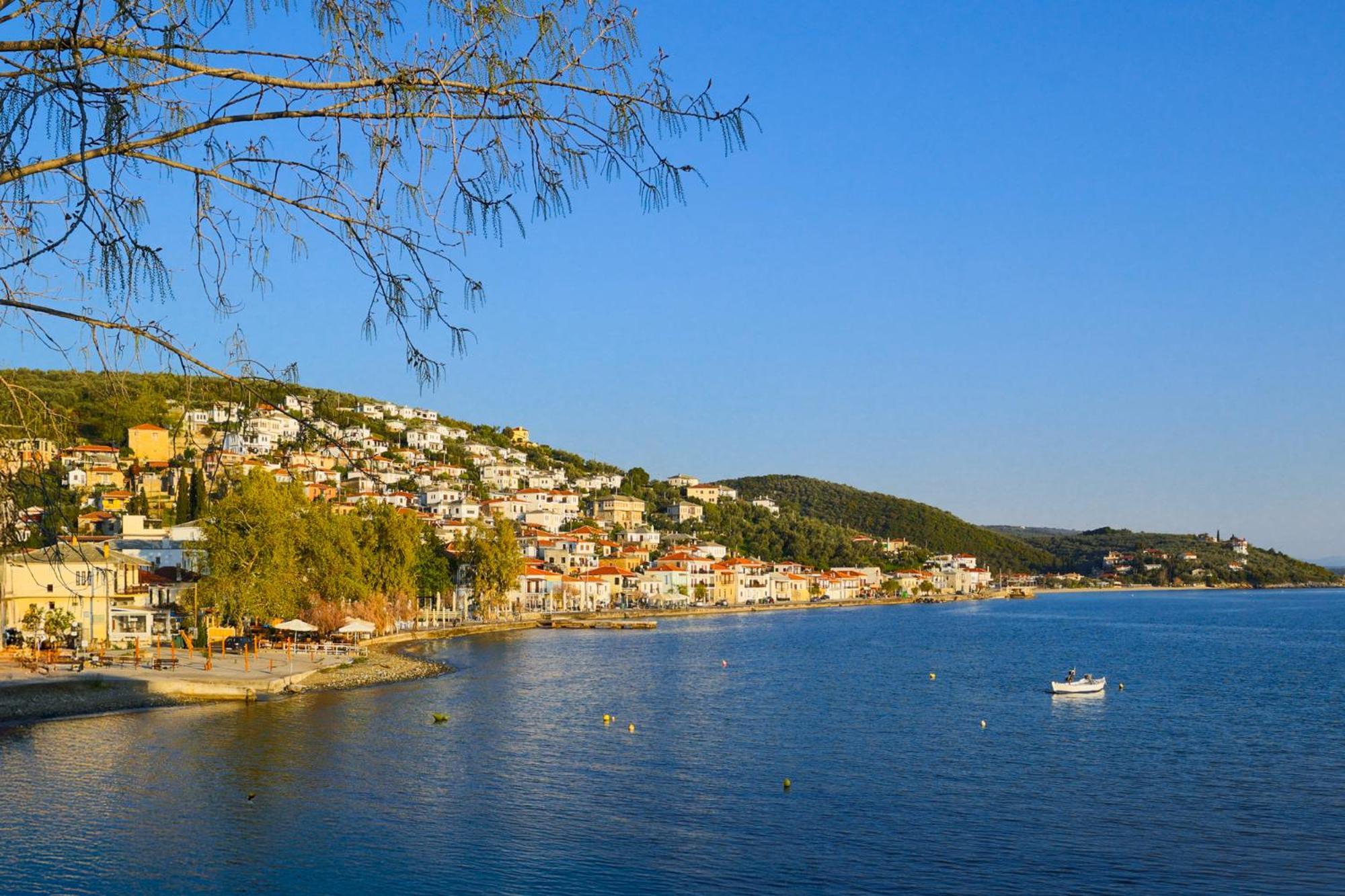 Με Θέα Το Ηλιοβασιλεμα 2 Villa Afissos Exteriör bild